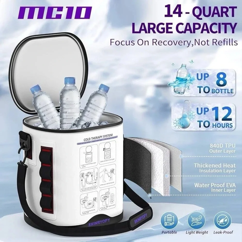Kinryopy Cold Therapy Machine for Shoulder Programmable Timer Portab Ice Machine